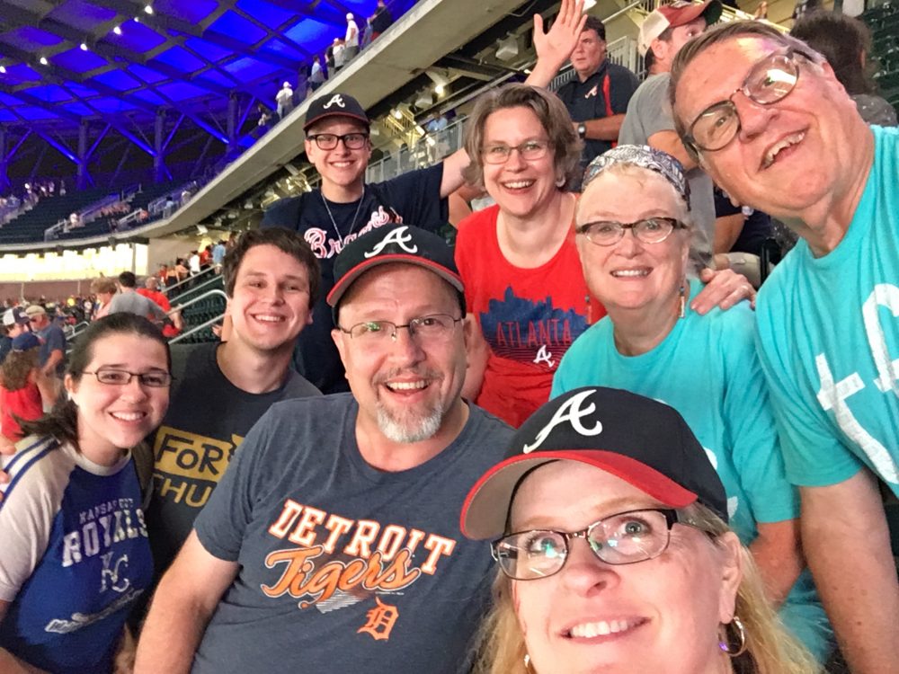 Family At Braves Game