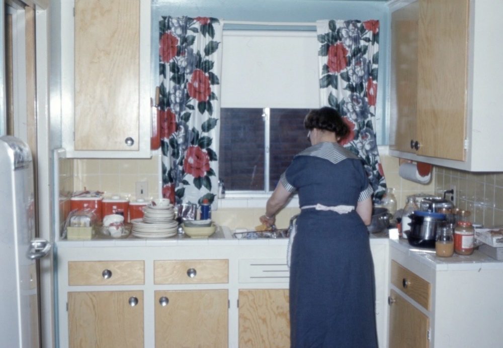 Nana Doten In Kitchen at Knollwood